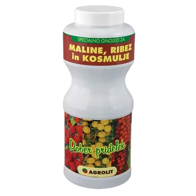 Agrolit specialno gnojilo za maline, ribez in kosmulje 1kg